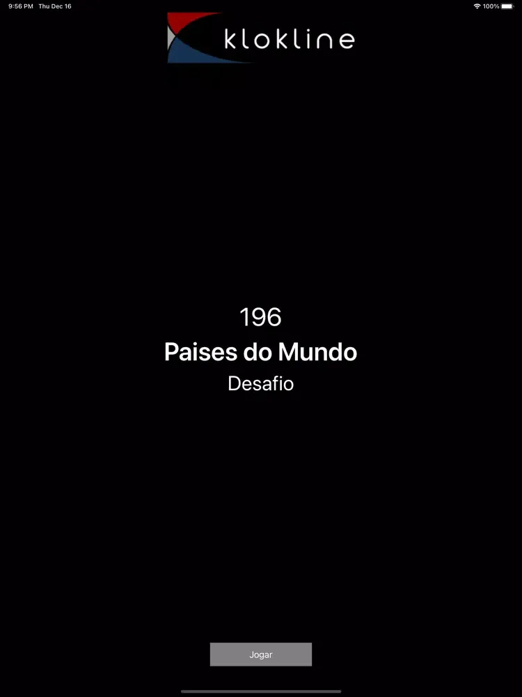 196 Bandeiras Mundo Desafio iPad  Ekran Görüntüleri