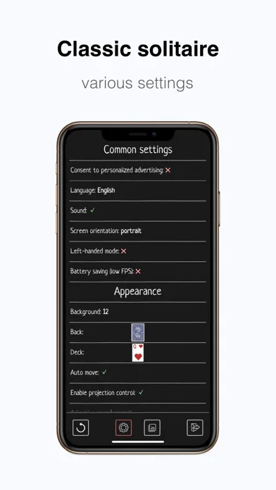 Captures d'écran de FreeCell Adventure
