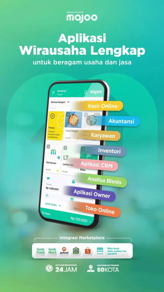 صور Aplikasi Kasir Wirausaha majoo