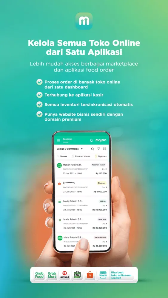 صور Aplikasi Kasir Wirausaha majoo