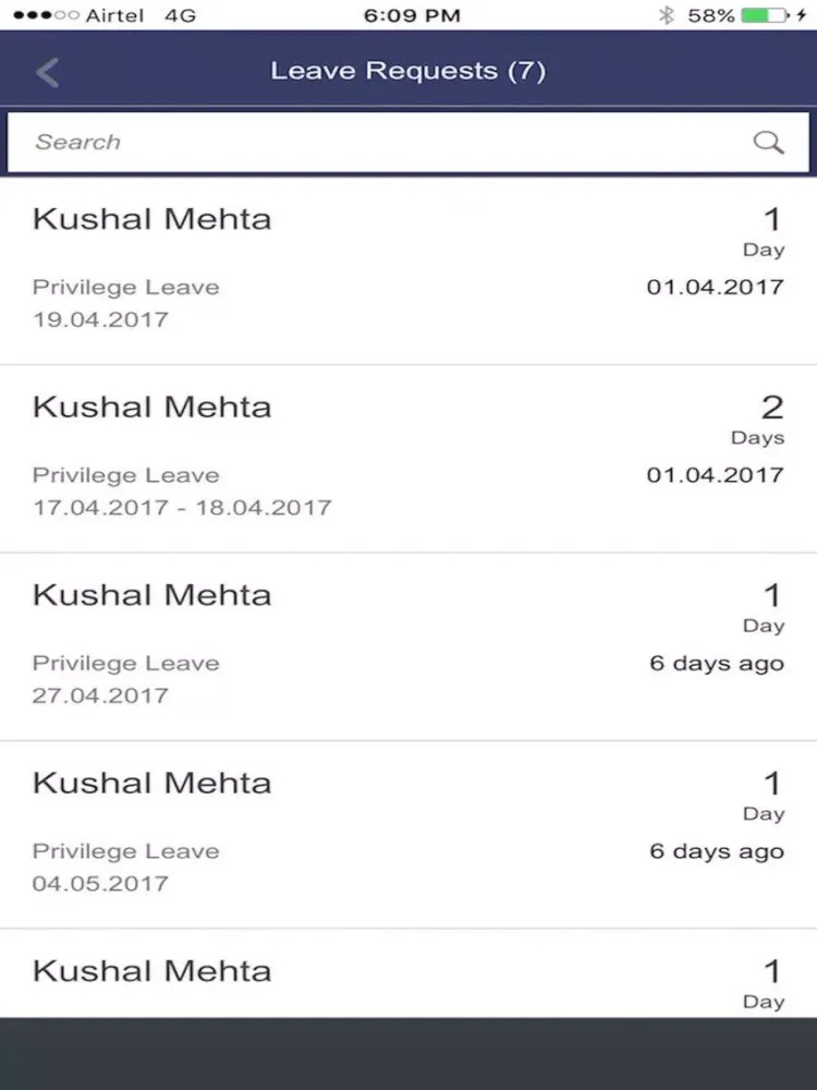 Ảnh chụp màn hình của HZL FIORI iPad 