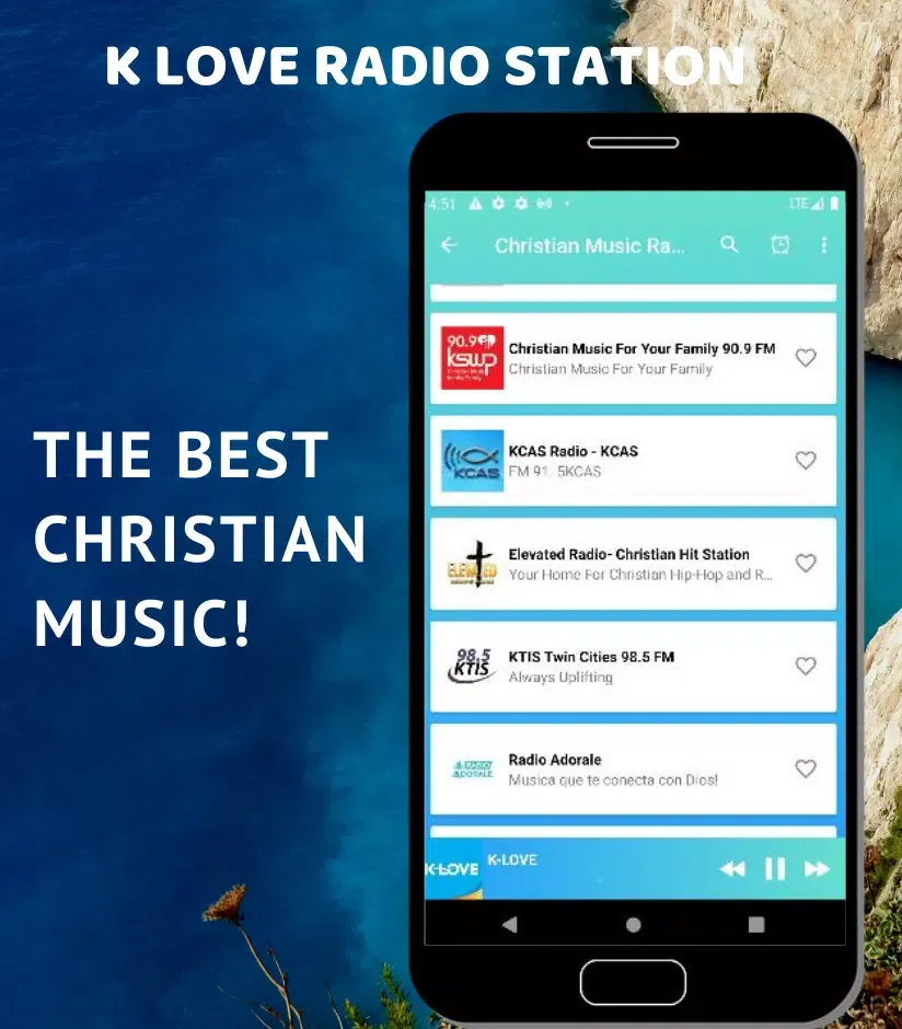 Zrzuty ekranu KLO Christian Radio APP