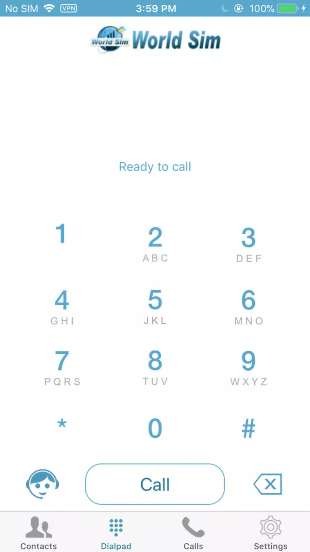 Captures d'écran de World Sim dialer
