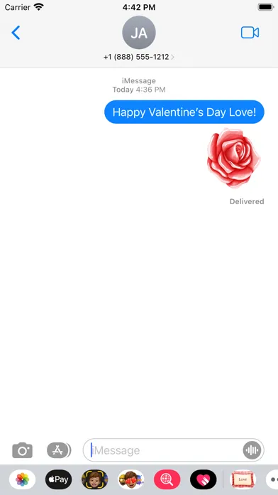 Скриншоты Love Stickers for Valentine's