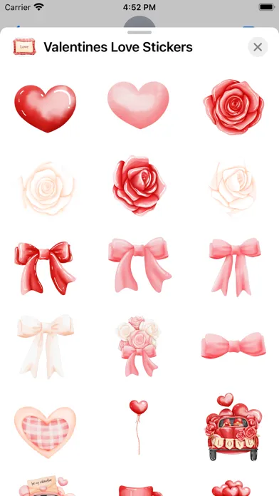 Скриншоты Love Stickers for Valentine's