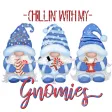 Gnome Winter Stickers 2024