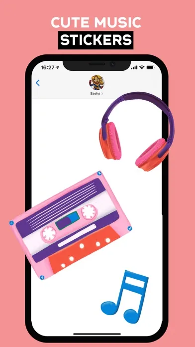 Music Stickers for iMessages应用截图