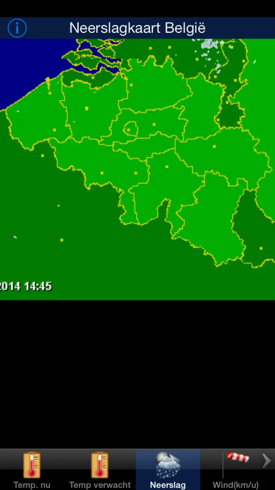 Tangkapan layar Weer & Zo België