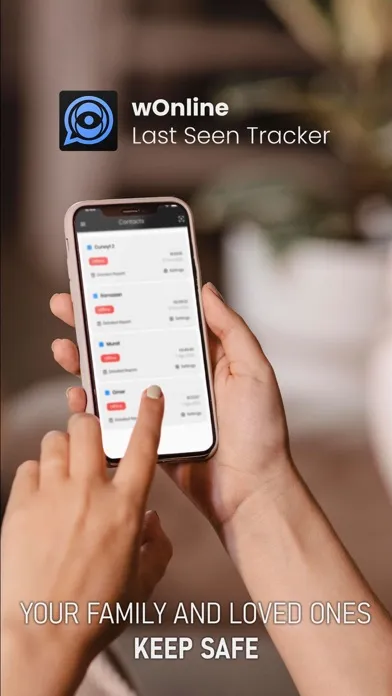 wOnline Last Seen Tracker Screenshots