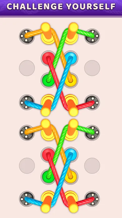 Twisted Tangle Rope: Knots 3D Ekran Görüntüleri