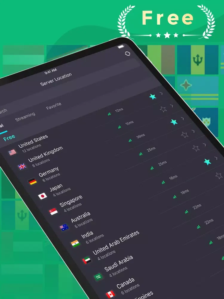 Capturas de tela do X-VPN Pro: Unlimited Super VPN iPad 