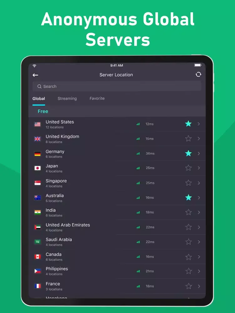 Capturas de tela do X-VPN Pro: Unlimited Super VPN iPad 