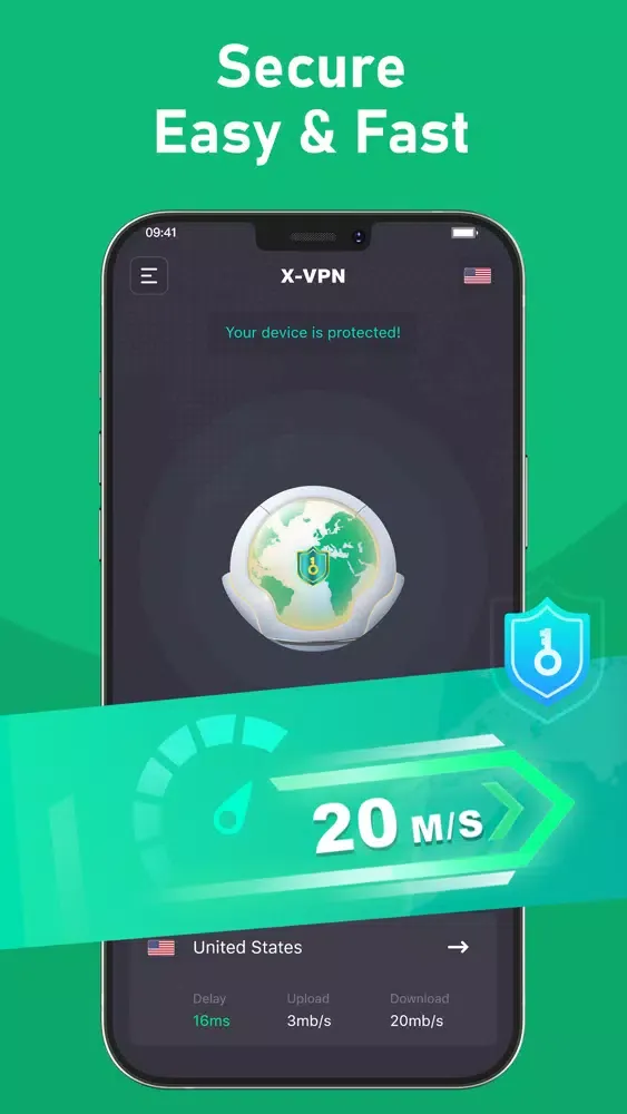 Capturas de tela do X-VPN Pro: Unlimited Super VPN