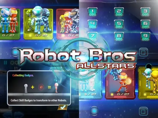 Ảnh chụp màn hình của Robot Bros All Stars iPad 