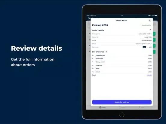Tangkapan skrin Places App – My Business iPad 