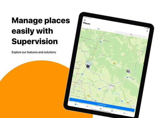 Ảnh chụp màn hình của Supervision App iPad 