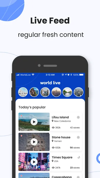 World Live – Discover Places سکرین شاٹس