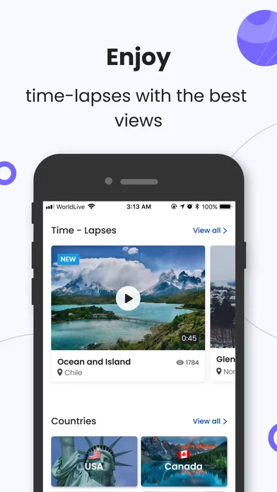 World Live – Discover Places سکرین شاٹس
