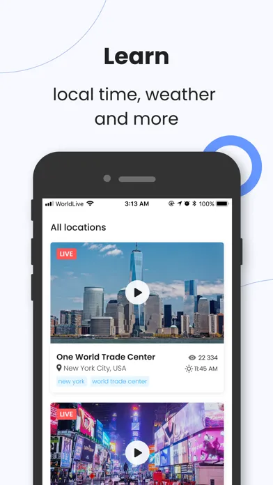 World Live – Discover Places سکرین شاٹس