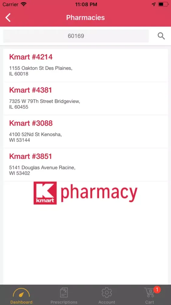Kmart Pharmacy App for iPhone Screenshots