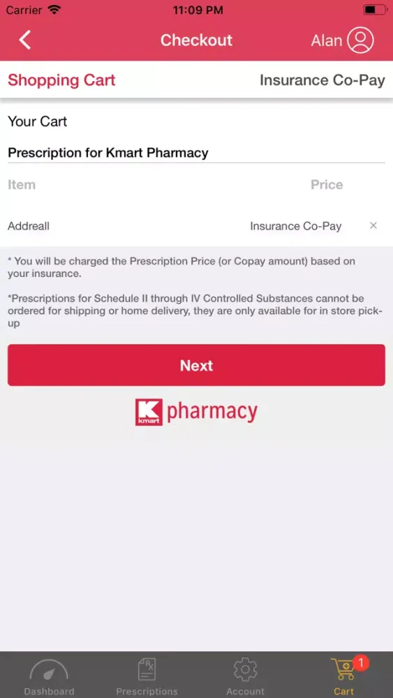 Kmart Pharmacy App for iPhone Screenshots