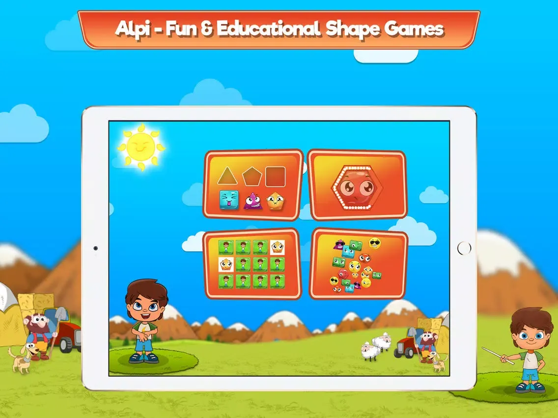 Alpi - Geometry Shape Game iPad  स्क्रीनशॉट