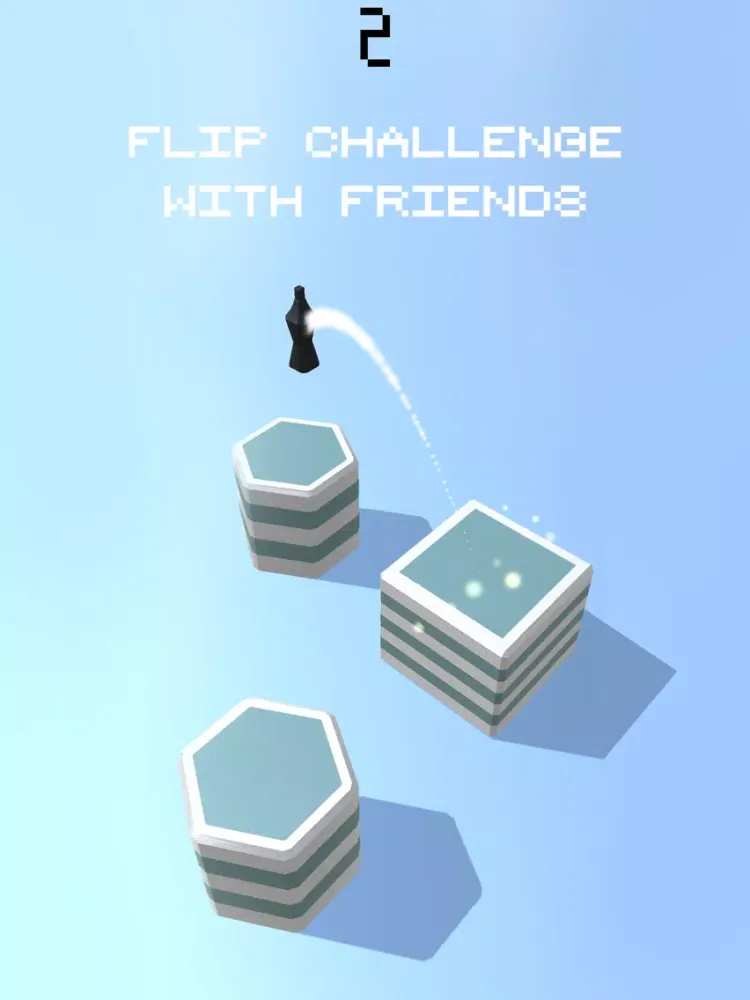 Ảnh chụp màn hình của Bottle Jump - Flip Challenge iPad 