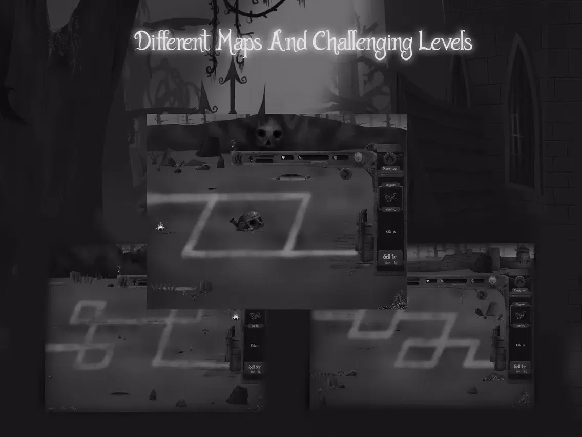 Tangkapan skrin Cemetery Gates - Tower Defense iPad 