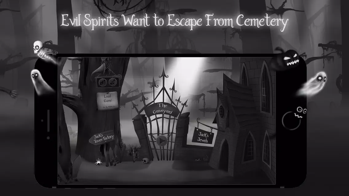 Tangkapan skrin Cemetery Gates - Tower Defense