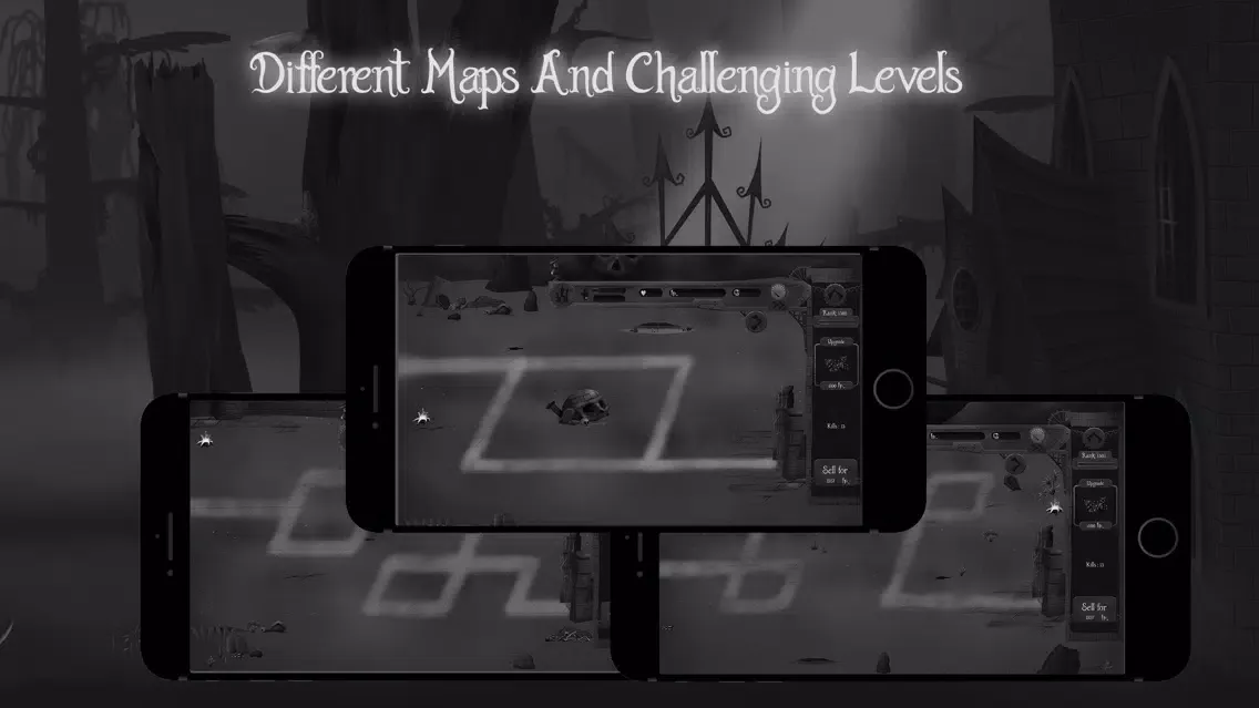 Tangkapan skrin Cemetery Gates - Tower Defense