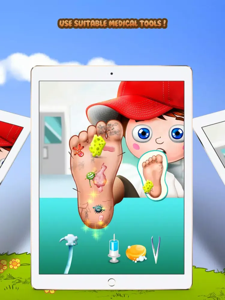 Capturas de pantalla de Alpi Baby Games - Foot Doctor iPad 