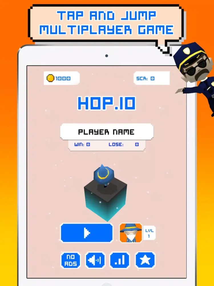 Tangkapan skrin Hop.io - Tap n Jump iPad 