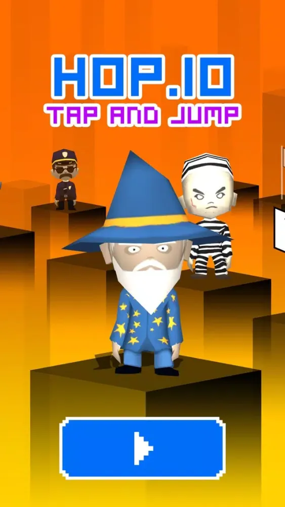 Tangkapan skrin Hop.io - Tap n Jump