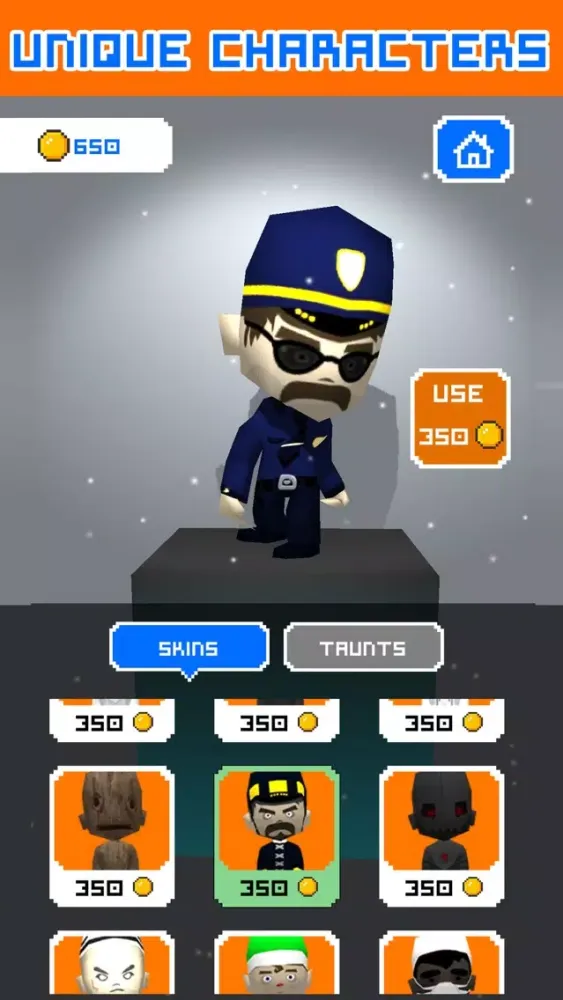 Tangkapan skrin Hop.io - Tap n Jump