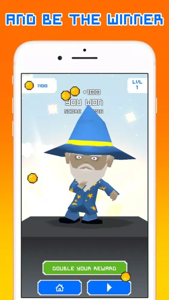 Tangkapan skrin Hop.io - Tap n Jump