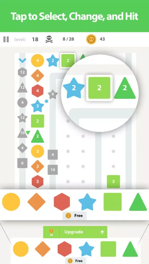 Captures d'écran de 6 TD Geometry - Tower Defense
