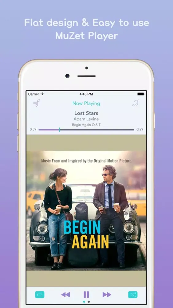 Tangkapan layar MuZet - Lyrics Widget