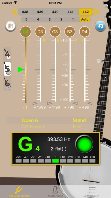 BanjoTuner - Tuner for Banjo স্ক্রিনশট