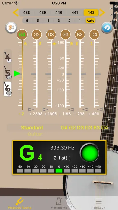 BanjoTuner - Tuner for Banjo স্ক্রিনশট