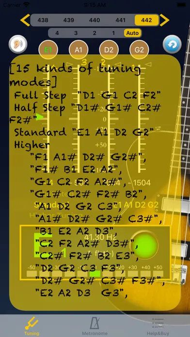 BassTuner - Tuner Bass Guitar स्क्रीनशॉट