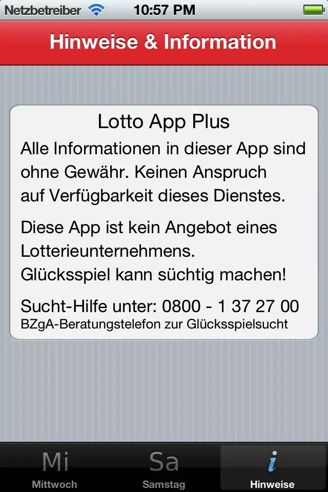 Lotto Plus Gratis Lottozahlen App应用截图