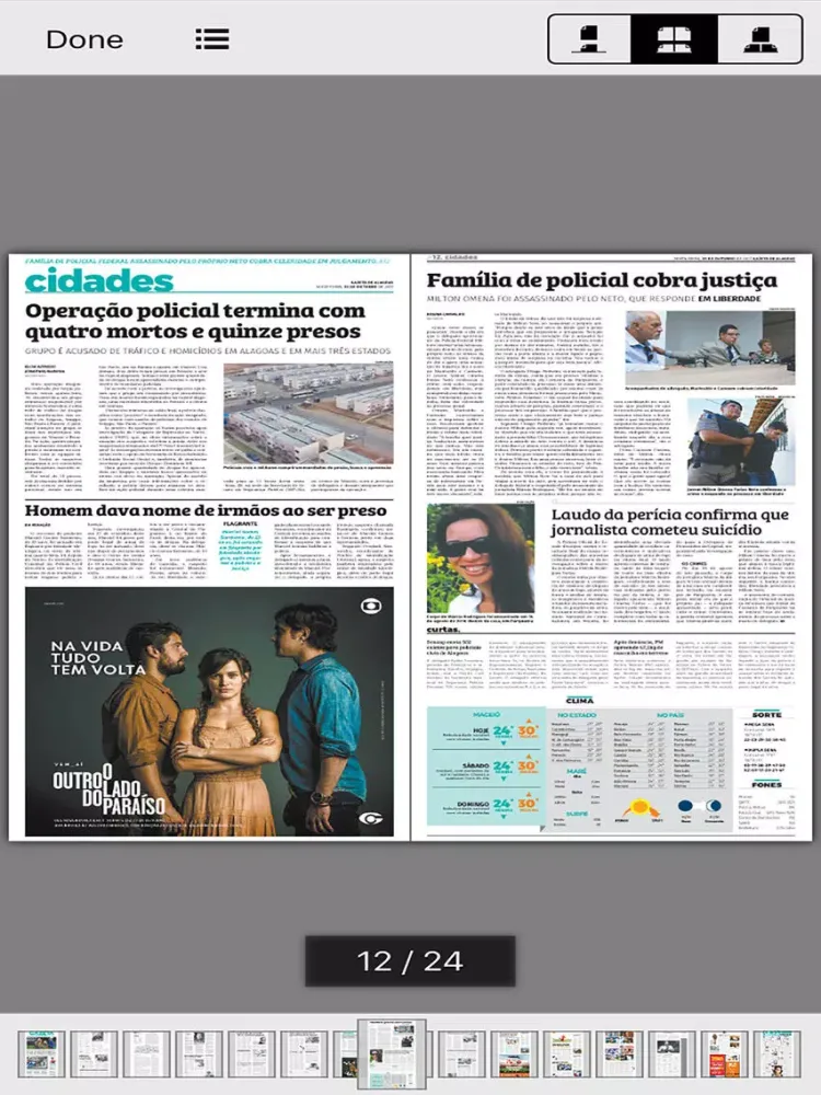 Gazeta Alagoas App iPad 應用截圖