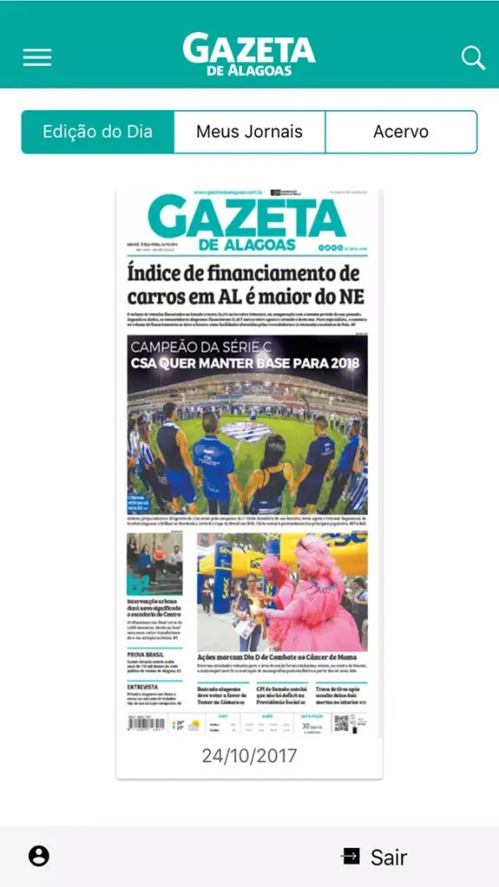 Gazeta Alagoas App應用截圖