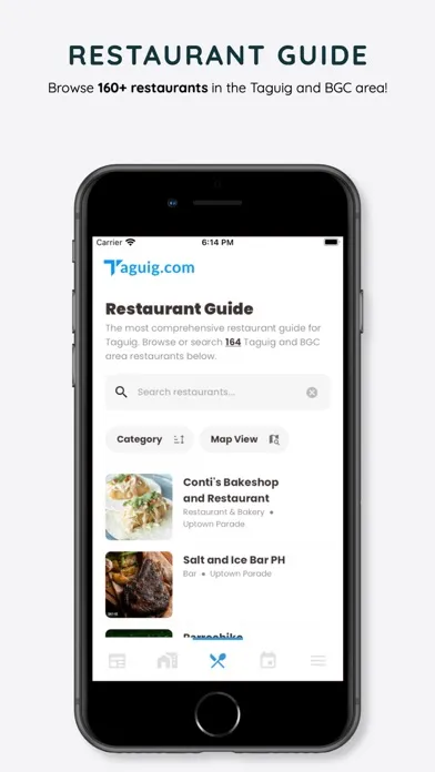 Captures d'écran de Taguig App