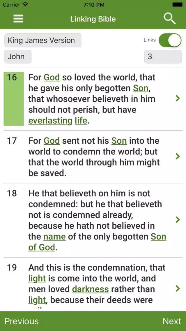 Linking Bible Screenshots