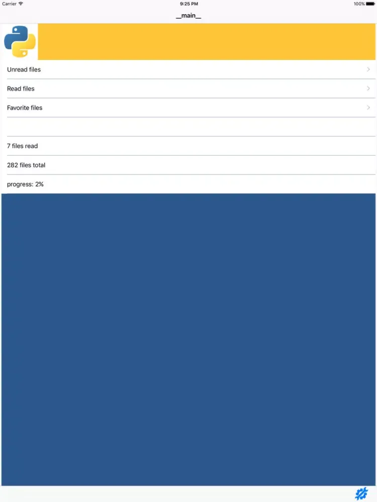 Python Code Samples iPad 应用截图