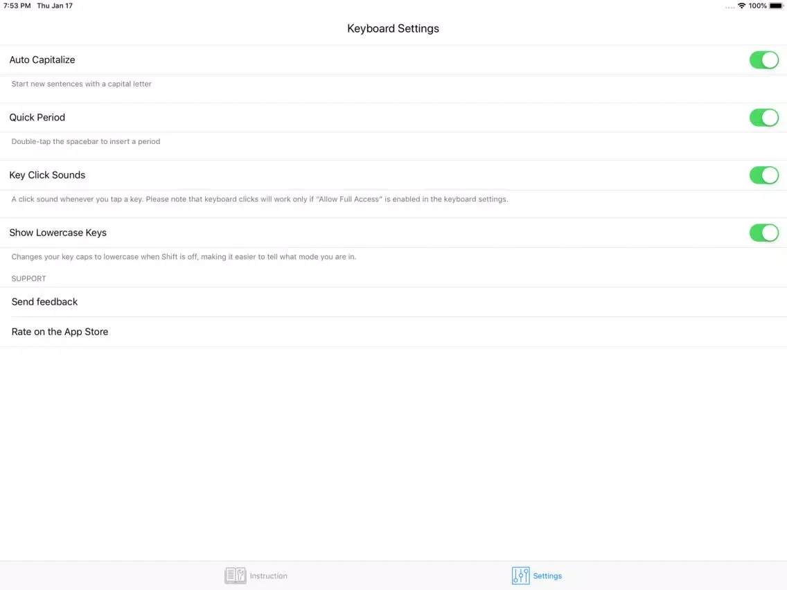 Taj Keyboard iPad  Screenshots