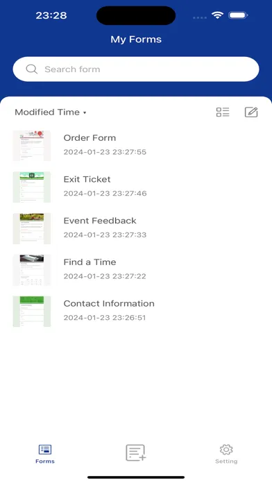 GG Forms Manager Screenshots