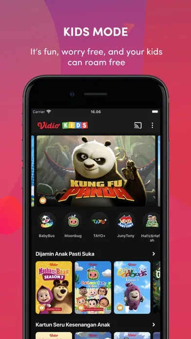Zrzuty ekranu Vidio: Sports, Movies, Series