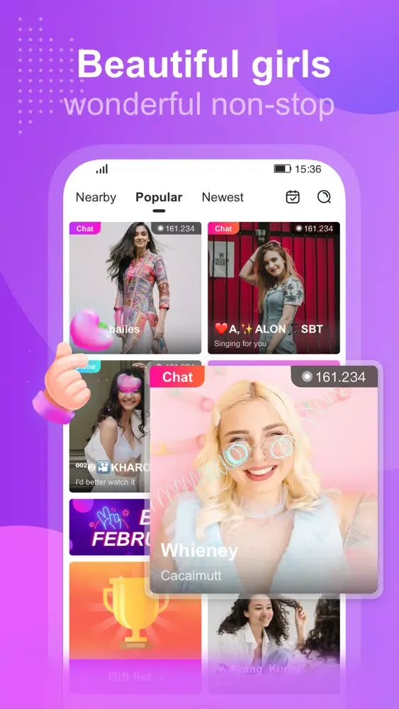 Bongo Live-Live Stream & Chat سکرین شاٹس